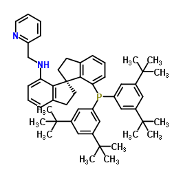 (R)-N-(Pyridin-2-ylmethyl)-7′-di(3,5-di-tert-butylphenyl)phosphino-1,1′-spirobiindanyl-7-amine picture