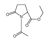 (R)-5-Ethylcarboxyl-N-acetyl-2-pyrrolidinone structure