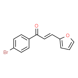 (2E)-1-(4-bromophenyl)-3-(furan-2-yl)prop-2-en-1-one Structure