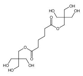 Hexanedioic acid, bis3-hydroxy-2,2-bis(hydroxymethyl)propyl ester结构式