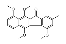 4,5,9,10-tetramethoxy-2-methylbenzo[b]fluoren-11-one Structure