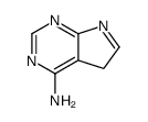 5H-Pyrrolo[2,3-d]pyrimidin-4-amine (9CI) Structure
