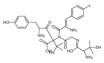 enkephalin, Pen(2,5)-4'-iodo-Phe(4)-结构式
