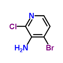 4-Bromo-2-chloro-3-pyridinamine structure