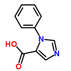 1-苯基-1H-咪唑-5-羧酸结构式