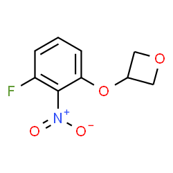 3-(3-Fluoro-2-nitrophenoxy)oxetane结构式