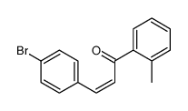 3-(4-bromophenyl)-1-(2-methylphenyl)prop-2-en-1-one结构式