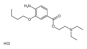 2-(4-amino-3-butoxybenzoyl)oxyethyl-diethylazanium,chloride结构式
