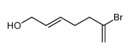 6-bromohepta-2,6-dien-1-ol Structure