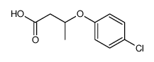(RS)-3-(4-chloro-phenoxy)-butyric acid Structure