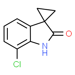 7'-chlorospiro[cyclopropane-1,3'-indolin]-2'-one结构式