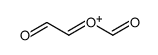 formyl(2-oxoethylidene)oxidanium Structure