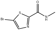 5-Bromo-thiazole-2-carboxylic acid methylamide Structure