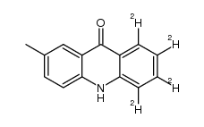 2-methylacridin-9(10H)-one-5,6,7,8-d4结构式