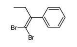 1,1-Dibromo-2-phenyl-1-butene Structure