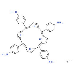 5,10,15,20-Tetrakis-(4-aminophenyl)-porphyrin-Pt-(II) Structure