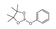 4,4,5,5-tetramethyl-2-phenoxy-1,3,2-dioxaphospholane Structure