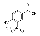 4-(hydroxyamino)-3-nitrobenzoic acid结构式