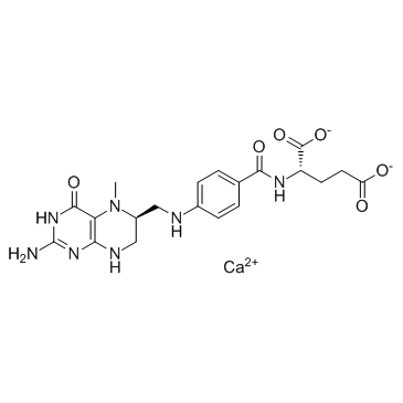 Levomefolate calcium Structure