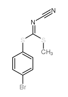 (4-BROMOPHENYL) METHYL CYANOCARBONIMIDODITHIOATE结构式