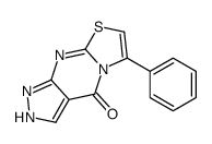 6-Phenylpyrazolo(3,4-d)thiazolo(3,2-a)pyrimidin-4(1H)-one Structure