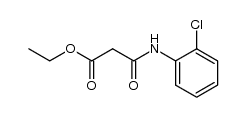 ethyl 3-((2-chlorophenyl)amino)-3-oxopropanoate结构式