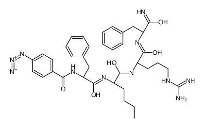 N-(4-azidobenzoyl)FnLRFamide Structure