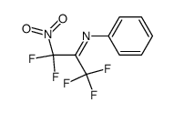 Pentafluor-nitro-aceton-phenylimin结构式