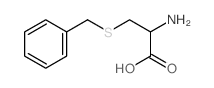 Cysteine,S-(phenylmethyl)- Structure