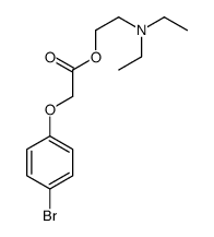 2-(diethylamino)ethyl 2-(4-bromophenoxy)acetate Structure