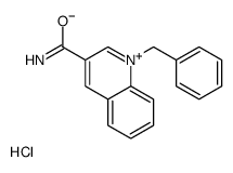 1-benzylquinolin-1-ium-3-carboxamide,chloride结构式