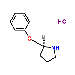 (S)-2-(PHENOXYMETHYL)-PYRROLIDINE HYDROCHLORIDE Structure