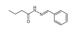 butyric acid benzylidenehydrazide Structure