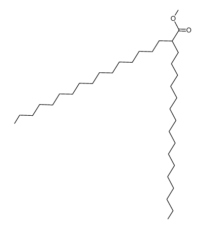 2-hexadecyl-octadecanoic acid methyl ester Structure