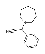 吖庚环-1-基(苯基)乙酰腈结构式