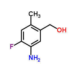 (5-Amino-4-fluoro-2-methylphenyl)methanol Structure
