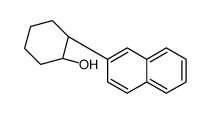 (1S,2R)-2-naphthalen-2-ylcyclohexan-1-ol Structure