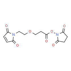 Mal-PEG1-NHS ester structure