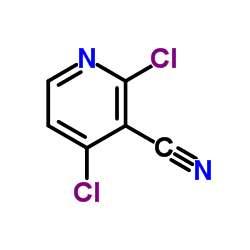2,4-Dichloronicotinonitrile structure