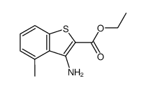 Ethyl 3-amino-4-methylbenzo[b]thiophene-2-carboxylate structure