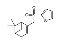 2-[(6,6-dimethyl-4-bicyclo[3.1.1]hept-3-enyl)methylsulfonyl]thiophene Structure