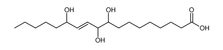 (11E)-9,10,13-trihydroxy-11-octadecenoic acid Structure