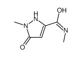 1H-Pyrazole-3-carboxamide,2,5-dihydro-N,1-dimethyl-5-oxo-(9CI) picture