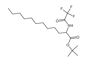 tert-butyl 2-(2,2,2-trifluoroacetamido)dodecanoate Structure