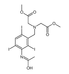 N-(2,4,6-Triiodo-3-acetamidobenzyl)iminodiacetic acid dimethyl ester结构式