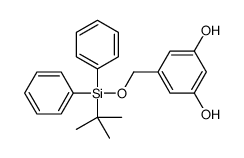 5-[[tert-butyl(diphenyl)silyl]oxymethyl]benzene-1,3-diol Structure