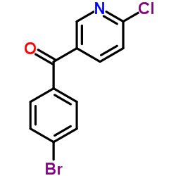 (4-Bromophenyl)(6-chloro-3-pyridinyl)methanone结构式