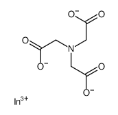 2-[bis(carboxylatomethyl)amino]acetate,indium(3+) Structure