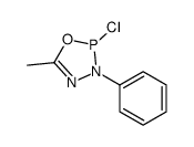 2-chloro-5-methyl-3-phenyl-1,3,4,2-oxadiazaphosphole结构式