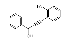 α-[2-(2-aminophenyl)ethynyl]benzenemethanol Structure